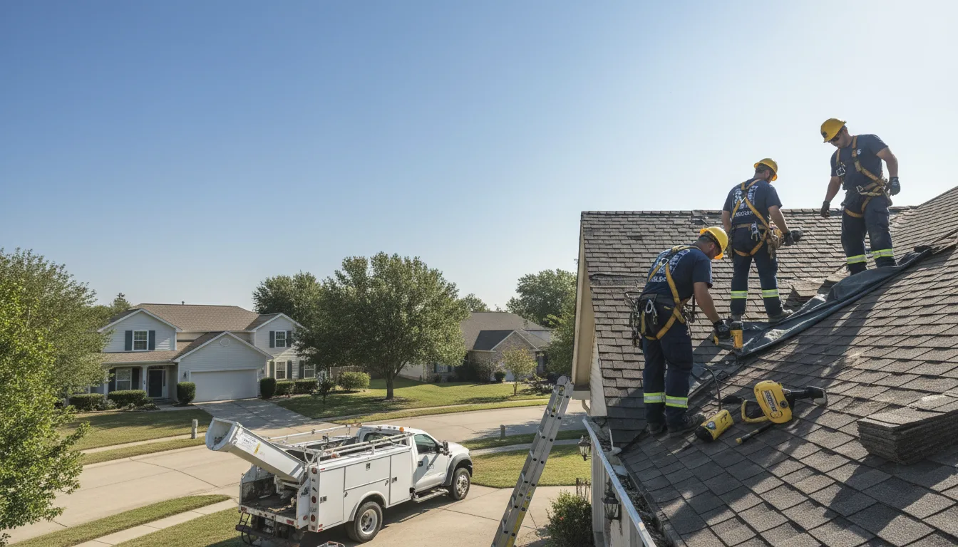 Storm Damage Roof Repair in Flowery Branch, GA